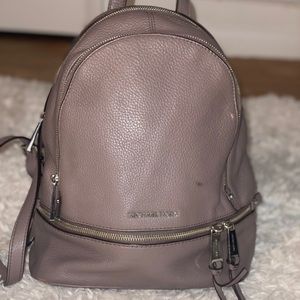 Michael Kors Dark gray/brown backpack
